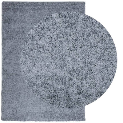 vidaXL Dywan z długim włosiem PAMPLONA, niebieski, 140x200 cm