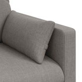 Sofa Ciemnoszary 139 x 78 x 80 cm tkanina