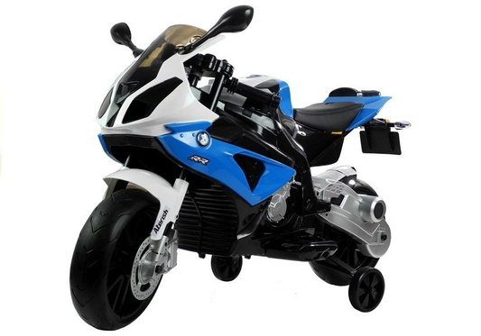 Motor Na Akumulator BMW S1000RR Dla Dzieci Niebieski Trójkołowy