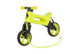 FWRider Super Sport 515760 Kolor: Lime / Limonkowy z zielonymi felgami Rowerek biegowy Jeździk 2w1 Ciche koła + Pasek do noszenia dla Rodzica