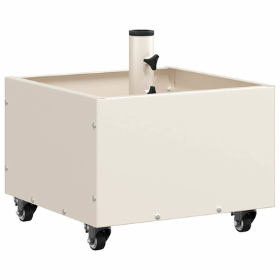 Podstawa do parasola Biały 45 x 45 x 45 cm Stal