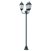 Lampa ogrodowa Vintage szczotkowana zieleń 57 x 49 x 241 cm