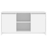 vidaXL Szafka pod TV, biała, 102x37,5x52,5 cm, materiał drewnopochodny