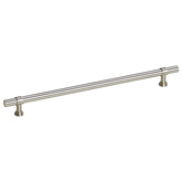 Uchwyty do szafek, 5 szt., srebrne, 224 mm, stal nierdzewna