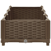 do podniesionej rabaty, 120x40x23 cm, polipropylen Donica