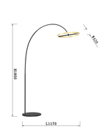 Lampa podłogowa. BREST 3016-104L