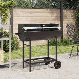 Grill węglowy 96,5 x 42,5 x 88,5 cm Czarny