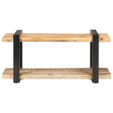 vidaXL Szafka pod TV, 90x40x40 cm, surowe drewno mango