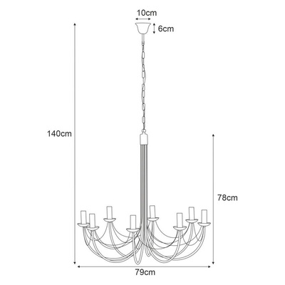 Lampa wisząca K-3521 z serii PERSEO