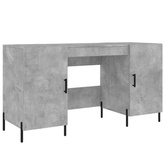 vidaXL Biurko, szarość betonu, 140x50x75 cm, materiał drewnopochodny wariant 8