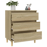vidaXL Komoda, dąb sonoma, 60x35x70 cm, materiał drewnopochodny wariant 4