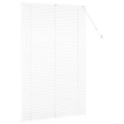 Żaluzje weneckie Biały 175 x 120 cm Aluminium