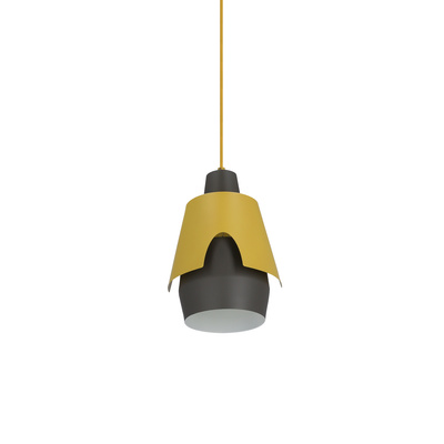 Lampa wisząca żółta/szara E27 Falun Ledea 50101149
