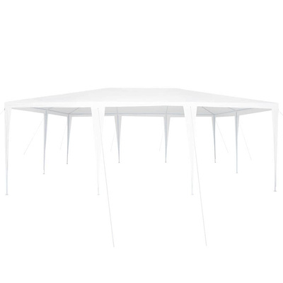 Namiot Imprezowy Biały 600 x 400 x 266 cm Polietylen i Stal