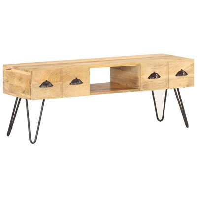 vidaXL Szafka pod TV, 120x35x45 cm, lite drewno mango