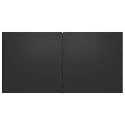 vidaXL Szafka wisząca pod TV, czarna, 60x30x30 cm