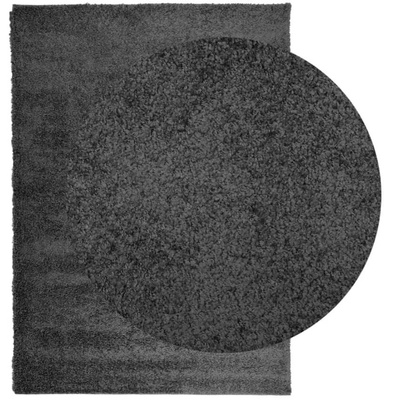 vidaXL Dywan z długim włosiem PAMPLONA, antracytowy, 200x280 cm