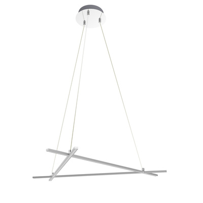 Lampa wisząca Led ANDROS 3-punktowa - geometryczna lampa w kształcie trójkąta - nowoczesny żyrandol 4000K