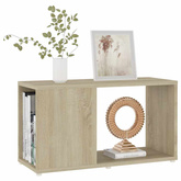 Szafka pod TV, dąb sonoma, 60x24x32 cm, materiał drewnopochodny