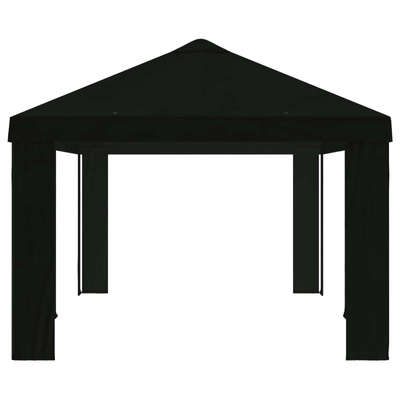 Pokrycie altany 6 x 3 m Czarny Poliester 190 gsm