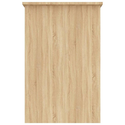 vidaXL Biurko, dąb sonoma, 100x50x76 cm, materiał drewnopochodny