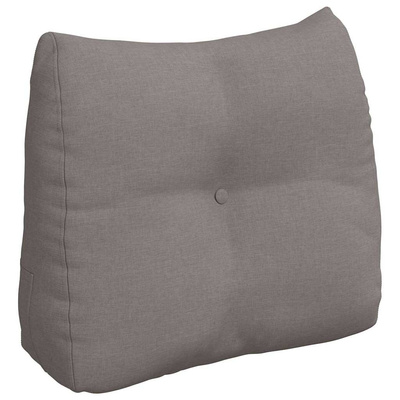 Poduszka na plecy Ciemnoszary 60 x 24 x 50 cm tkanina