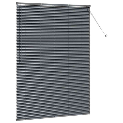 Żaluzje weneckie Ciemnoszary 175 x 135 cm Aluminium