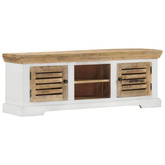 vidaXL Szafka pod TV, 110x30x40 cm, lite drewno mango