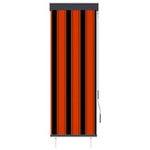 vidaXL Roleta zewnętrzna, 60x250 cm, pomarańczowo-brązowa