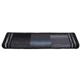 Samoprzylepne nakładki na schody 15 szt. 65x21x4cm czarno-szare