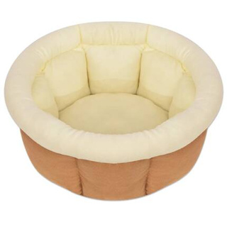 vidaXL Legowisko dla psa, rozmiar L, beżowe