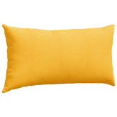 Poduszki na sofę 2 pcs Jasnożółty 80 x 40 cm Tkanina sztruksowa
