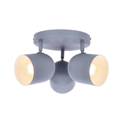 Lampa sufitowa 3xE27 szara 32cm AZURO 98-63236