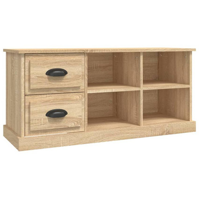 vidaXL Szafka pod TV, kolor dąb sonoma, 102x35,5x47,5 cm