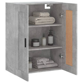 vidaXL Szafka wisząca, szarość betonu, 69,5x34x90 cm wariant 9