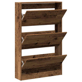 Szafka na buty z półką Stare drewno 80 x 21 x 125,5 cm