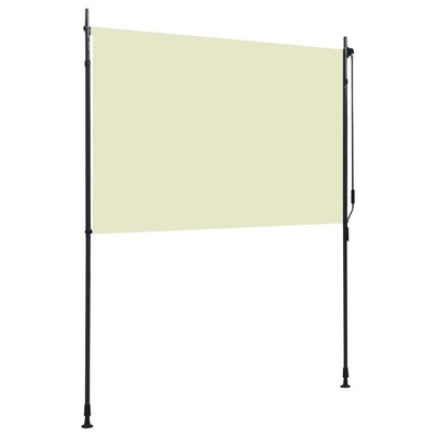 vidaXL Roleta zewnętrzna, 200x270 cm, kremowa