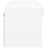 vidaXL Szafka pod TV, z oświetleniem LED, biała, 60x30x30 cm