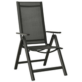 9-częściowy zestaw mebli ogrodowych, aluminium, antracytowy