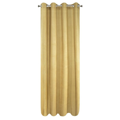 Zasłona Clarisa musztardowa 140x270