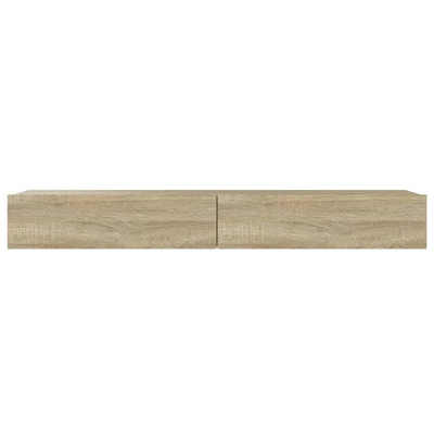 vidaXL Szafka pod TV z oświetleniem LED, dąb sonoma, 120x35x15,5 cm