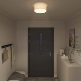 Lampa Sufitowa Z reflektorami Biały 30 x 30 x 13,5 cm tkanina