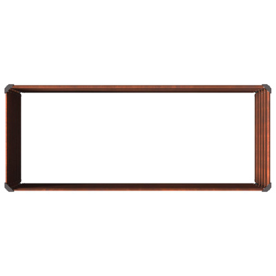 Podniesione Łóżko Ogrodowe Rdzawy 100 x 40 x 55 cm tektura