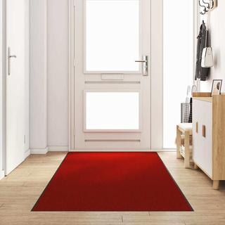 Dywanik wejściowy Czerwony i Czarny 120 x 400 cm Poliamid i PVC
