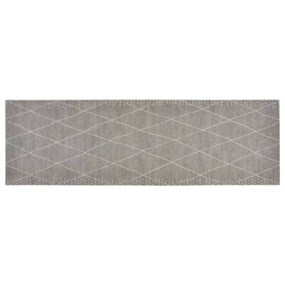 vidaXL Dywanik kuchenny, wzór w romby, 60x180 cm, aksamitny