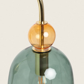 Lampa Wisząca SzklanaE14 15cm Abruzzo Koloreno