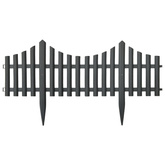 Obrzeża trawnikowe, 17 szt., antracytowe, 10 m, PP