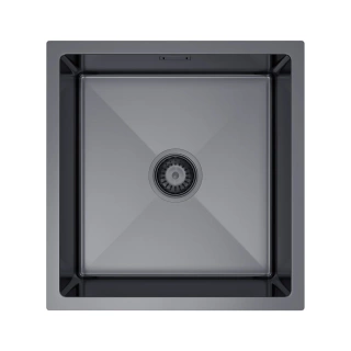 Zlewozmywak stalowy podwieszany VIVI grafit