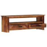 vidaXL Szafka pod TV, 118x30x40 cm, lite drewno sheesham