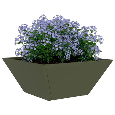 Doniczka ogrodowa 5 pcs Zielony oliwkowy 35 x 35 x 15 cm